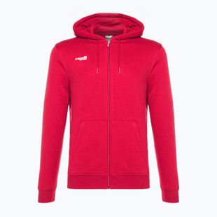 Capelli Basics pentru bărbați Capelli Basics Adult Zip Hoodie fotbal hanorac roșu