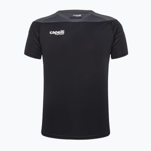 Capelli Tribeca Tricou de fotbal de antrenament pentru adulți negru/gri închis