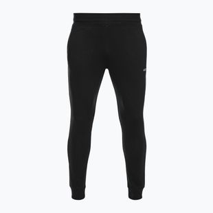 Pantaloni de fotbal Capelli Basics Adult pentru bărbați Capelli Basics Adult Tapered French Terry negru/alb