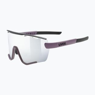 Ochelari de soare UVEX Sportstyle 236 Small Set plum black matt/mirror silver/clear