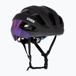 Cască de bicicletă UVEX Rise Pro MIPS black/galaxy matt