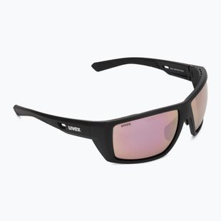 Ochelari de soare UVEX Mtn Venture CV black matt/mirror pink