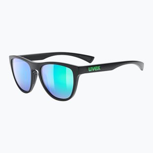 Ochelari de soare UVEX Esntl Spirit black matt/mirror green