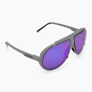 Ochelari de soare UVEX Esntl Pina grey matt/mirror purple