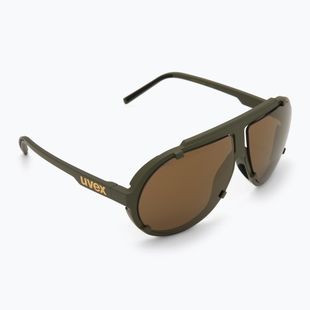 Ochelari de soare UVEX Esntl Pina moss green matt/mirror gold