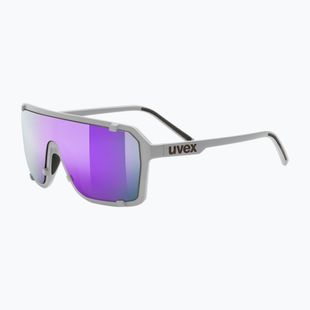 Ochelari de soare UVEX Esntl Epic grey matt/mirror purple