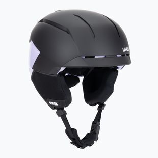 Cască de schi UVEX Levitate MIPS black/lavender matt