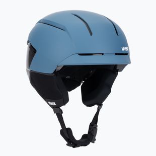 Cască de schi UVEX Levitate MIPS stone blue/black matt