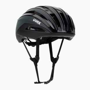 Cască de bicicletă UVEX Surge Aero MIPS black/sage green matt
