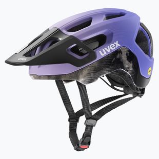 Cască de bicicletă UVEX React MIPS lilac/oak matt