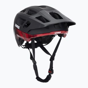 Cască de bicicletă UVEX React MIPS black/ruby red matt