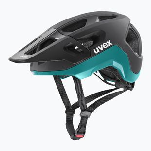 Cască de bicicletă UVEX React black/teal matt