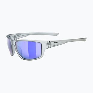 Ochelari de soare UVEX Sportstyle 230 smoke matt/mirror blue