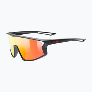 Ochelari de soare pentru copii UVEX Skyryse Jr black matt/mirror red