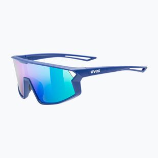 Ochelari de soare pentru copii UVEX Skyryse Jr blue matt/mirror green