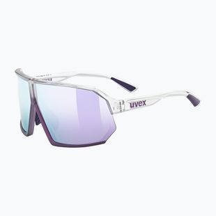 Ochelari de soare UVEX Sportstyle 237 clear/metallic purple/mirror lavender