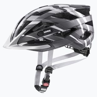 Cască de bicicletă UVEX Air Wing CC black / silver matt