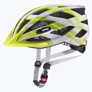 Cască de bicicletă UVEX Air Wing CC grey / lime matt