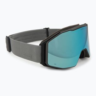 Ochelari de schi UVEX Gravity FM rhino matt/mirror ice/green/clear
