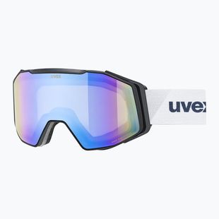 Ochelari de schi UVEX Gravity FM S2 black matt/mirror blue