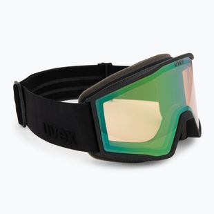 Ochelari de schi Uvex Blast V matt black/vario green mirror