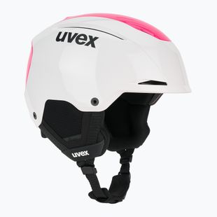 Cască de schi UVEX Resolution SL white/pink