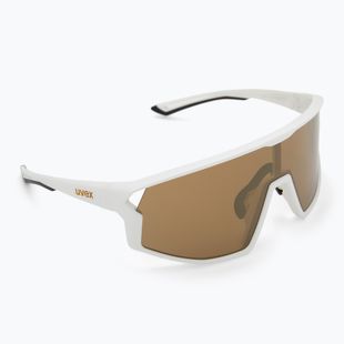 Ochelari de soare Uvex Skyryse white matt/mirror gold