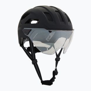 Cască de ciclism UVEX Stride Visor black matt/lite mirror silver