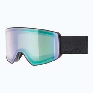Ochelari de schi UVEX Scenic P S0-S4 black matt/mirror green/pola