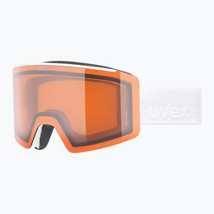 Ochelari de schi UVEX Ignite LG S2 white matt/orange