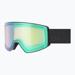 Ochelari de schi UVEX Scenic FM S2 black matt/mirror green