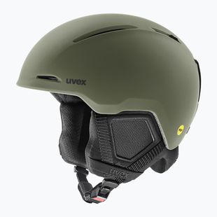 Cască de schi UVEX Monte LT MIPS khaki matt