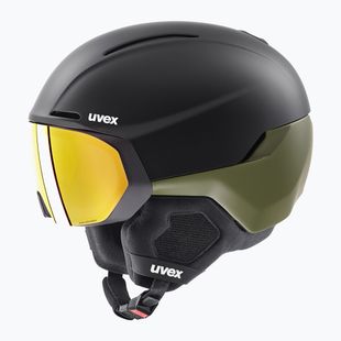 Cască de schi UVEX Horizon CV black/khaki matt