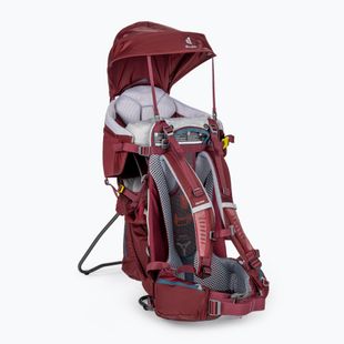 Transportator de călătorie pentru copii Deuter Kid Comfort burgundy 362022150260