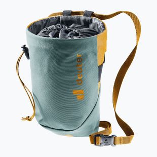 Sac pentru magnezie deuter Gravity Chalk Bag II teal-cinnamon