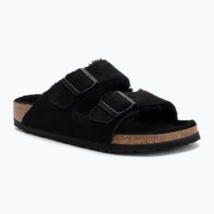 Papuci BIRKENSTOCK Arizona Shearling SL Narrow black