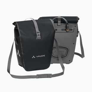 VAUDE Aqua Back 48 l negru paniere pentru bicicletă cu suport pentru biciclete