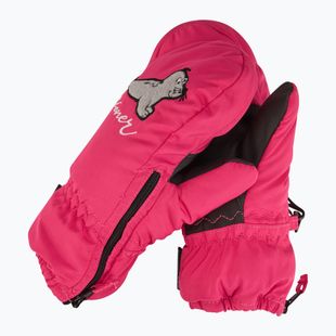 Mănuși de schi pentru copii ZIENER LE Zoo Minis pop pink