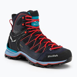 Cizme de trekking pentru femei Salewa MTN Trainer Lite Mid GTX albastru marin-negru 00-0000061360