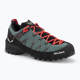 Pantofi de abordare Salewa Wildfire 2 pentru femei verde rață / negru