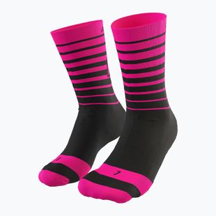Șosete de ciclism DYNAFIT Live To Ride negru-roze 08-0000071746