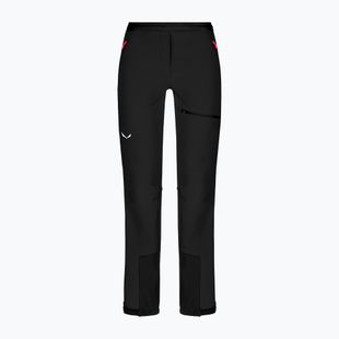 Pantaloni softshell pentru femei Salewa Sella DST Lights negru afară