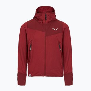Bluză de trekking pentru copii Salewa Agner Melange PL FZ Hoody syrah