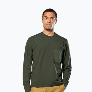Bluza bărbați Salewa Fanes Dry Pullover verde măsliniu închis