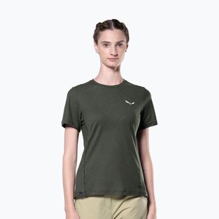 Tricou de trekking pentru femei Salewa Puez Dry dark olive