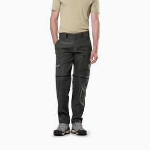 Pantaloni de trekking pentru bărbați Salewa Puez Hemp/Dst 2/1 dark olive