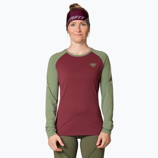 DYNAFIT Alpine Pro burgundy running longsleeve pentru femei