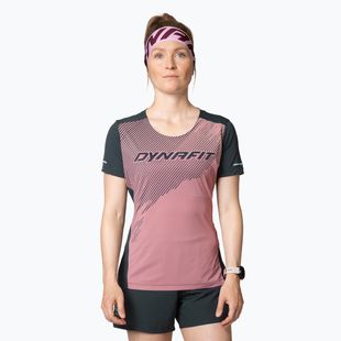 Tricou de alergare pentru femei  DYNAFIT Alpine 2 Tee mokarosa