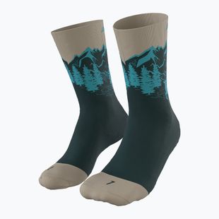 Șosete de alergat DYNAFIT Stay Fast rock khaki