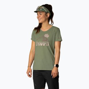 DYNAFIT femei trekking T-shirt Transalper Graphic SS salvie